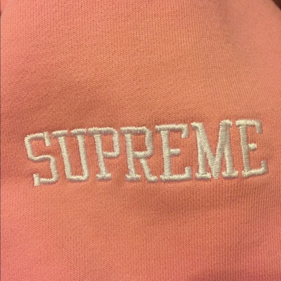 Pink Supreme x Champion Hoodie size Large - Picture 2 of 4